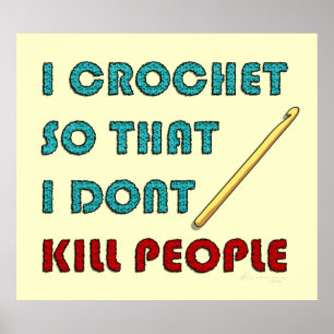 Poster I Crochet, imprimer