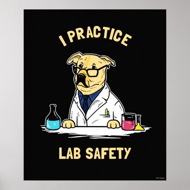 Poster I Exercice de la sécurité des laboratoires (Devant)