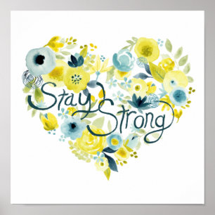 Poster I floral sincère