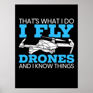 Poster I Fly Drones