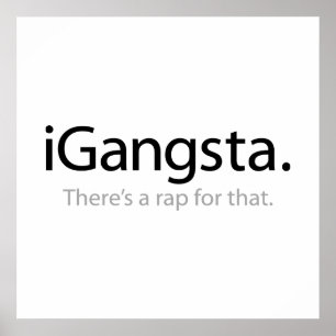 Poster i Gangsta - il y a un coup sec et dur pour cela
