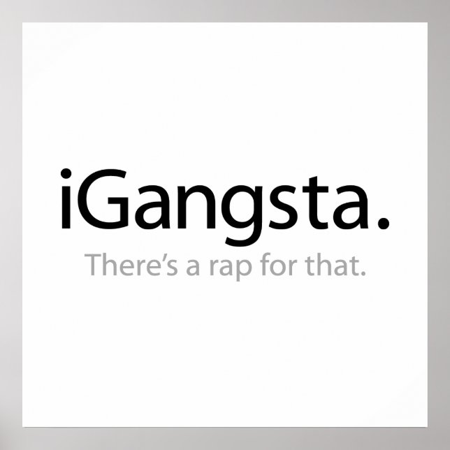 Poster i Gangsta - Il y a un rap pour ça (Devant)