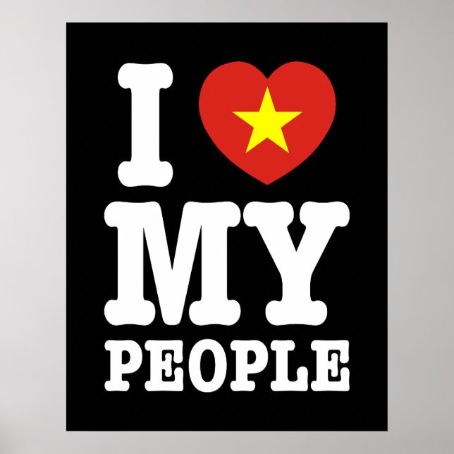 Poster I Heart (Love) My Viet People (Devant)