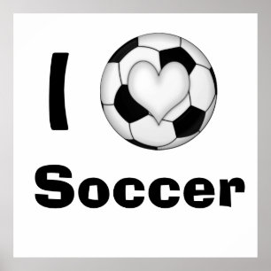 Poster I Heart Soccer