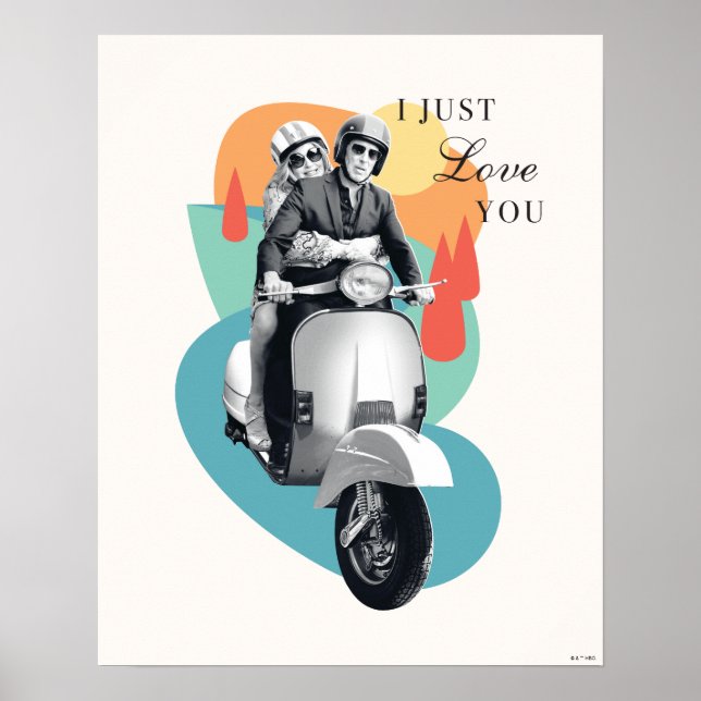 Poster "I Just Lotus You" Tanya & Greg - Le Lotus Blanc (Devant)