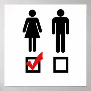 Poster I like girls