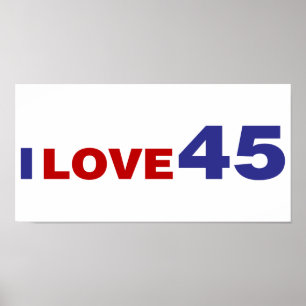 Poster I Love 45
