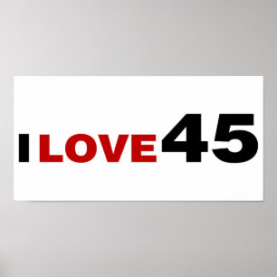 Poster I Love 45