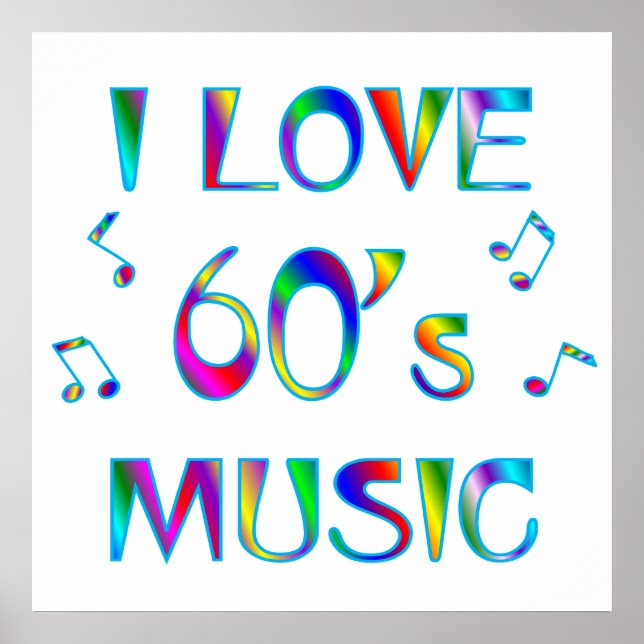 Poster I Love 60's (Devant)