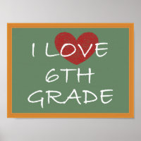 I Love 6th Grade