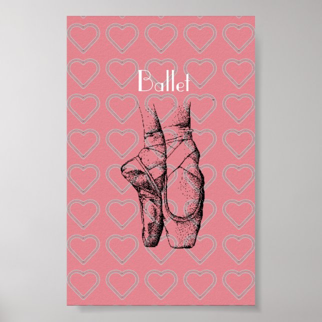Poster I Love Ballet (Devant)