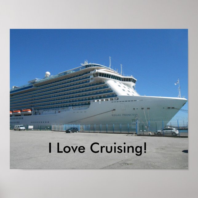 Poster I Love Cruising (Devant)