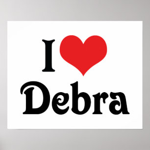 Poster I Love Debra