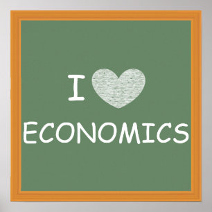 Poster I Love Economics
