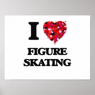 Poster I Love Figure Patinage
