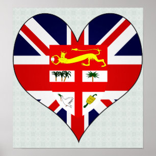 Poster I Love Fiji