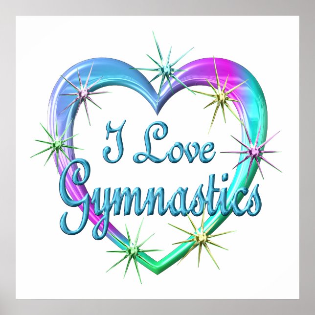 Poster I Love Gymnastique (Devant)