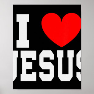 Poster I Love Jesus T-ShirtEs-tu un dévot patriotique de
