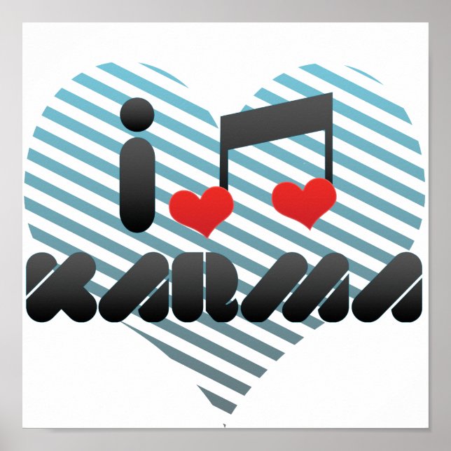 Poster I Love Karma (Devant)
