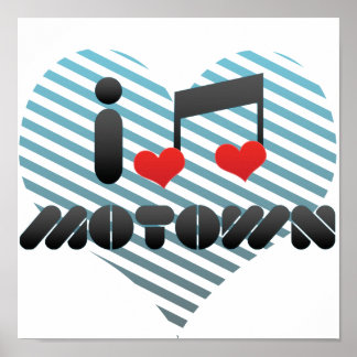 Poster I Love Motown