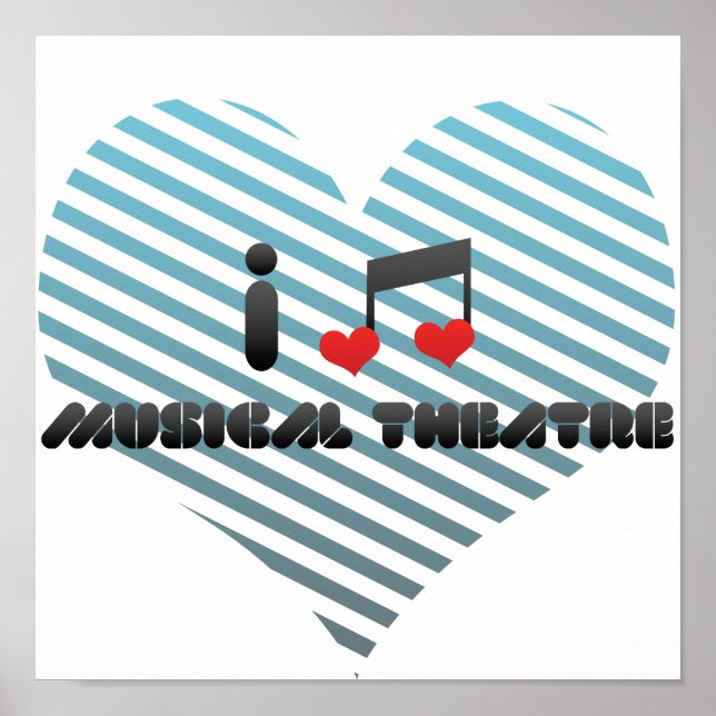 Poster I Love Musical Theatre (Devant)