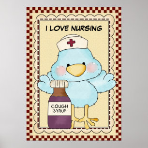 Poster I Love Nursing