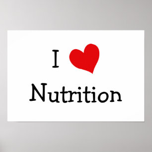 Poster I Love Nutrition