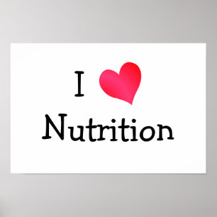 Poster I Love Nutrition