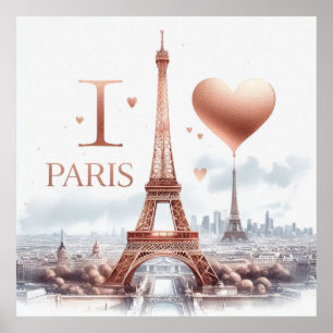 Poster I Love Paris