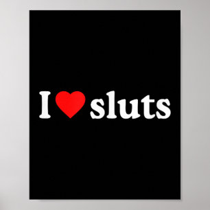 Poster I Love S ・ I Heart S Y2k Esthétique