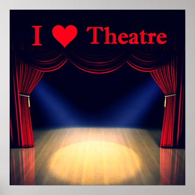 Poster I Love Theatre (Devant)