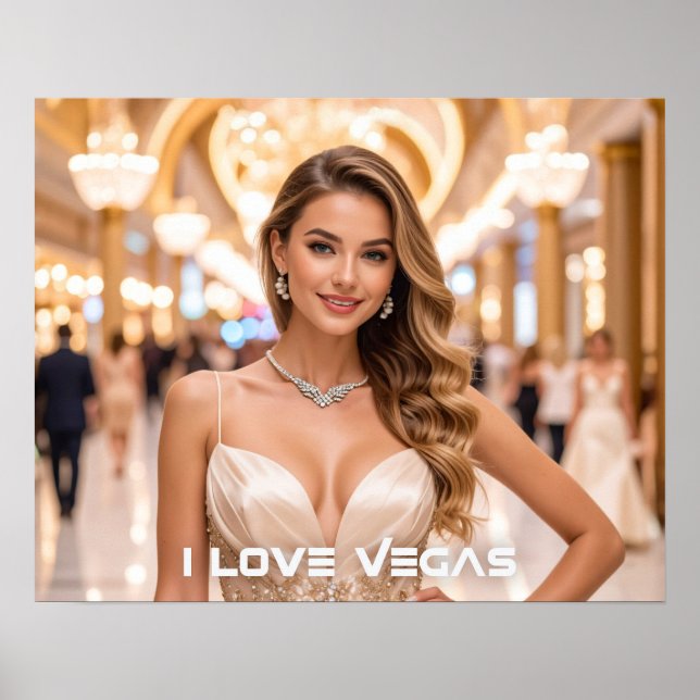 POSTER I LOVE VEGAS (Devant)