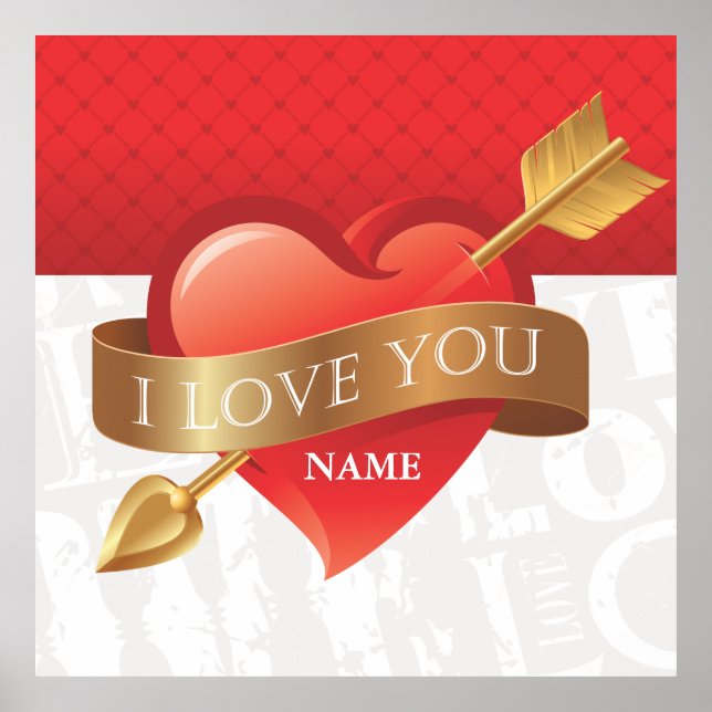 Poster I Love You 7 (Devant)