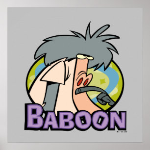 Poster I.R. Baboon Character Badge