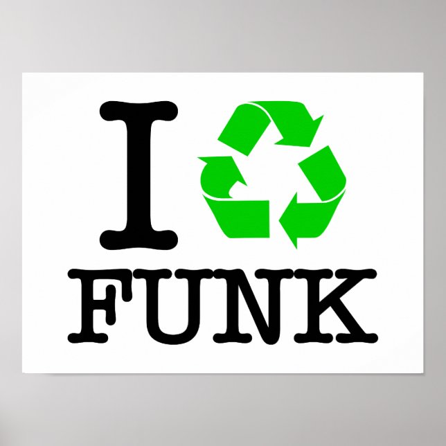 Poster I Recycle Funk (Devant)