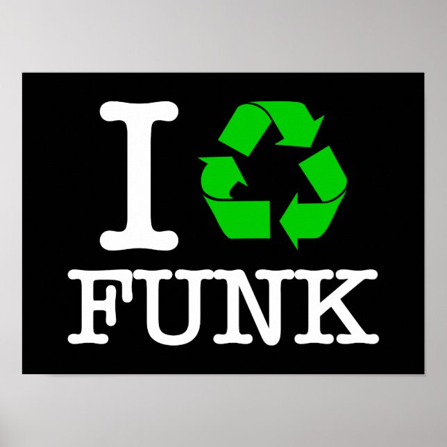 Poster I Recycle Funk (Devant)