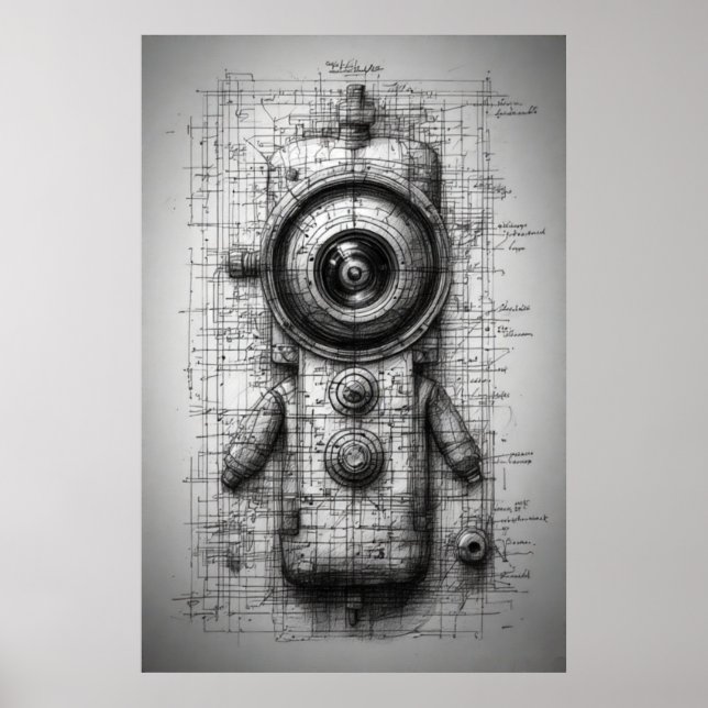 Poster I Robot (Devant)