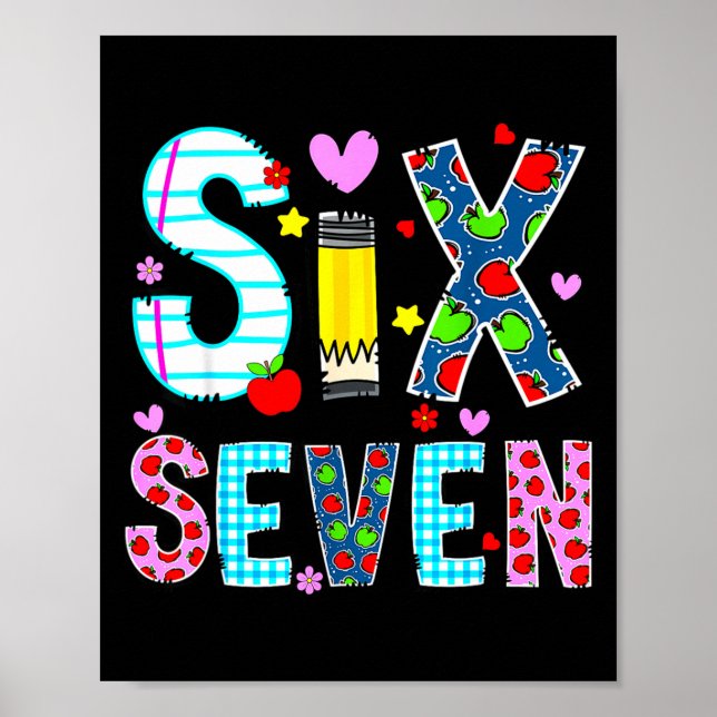 Poster I Survived 67 Days Of School Funny Meme Teacher St (Devant)