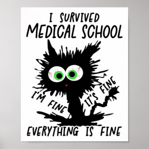Poster I Survived Med School Graduation 2025