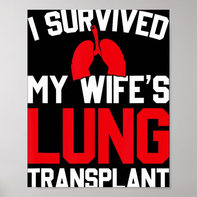 Poster I Survived My Wife's Lung Transplant, New Lung  (Devant)