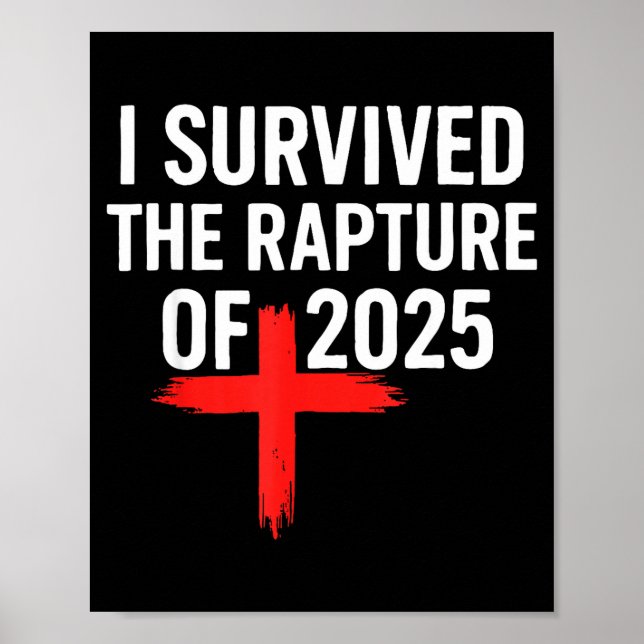 Poster I Survived The Rapture Of 2025  (Devant)
