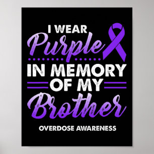 Poster I Wear Purple