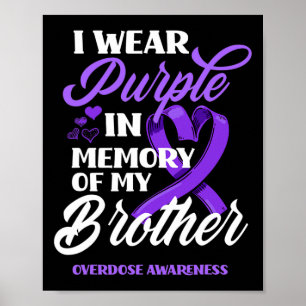 Poster I Wear Purple