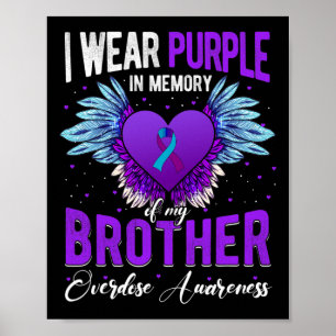 Poster I Wear Purple