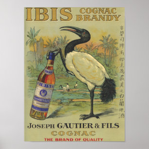 Poster Ibis Cognac - Joseph Gautier & Fils Promo