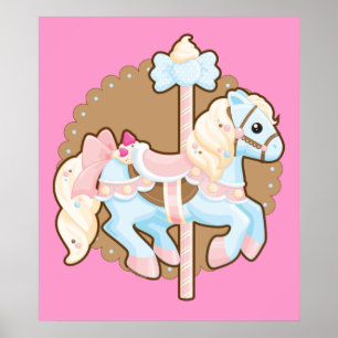 Poster Ice Cream Carousel