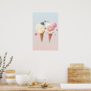 Poster Ice Cream Love