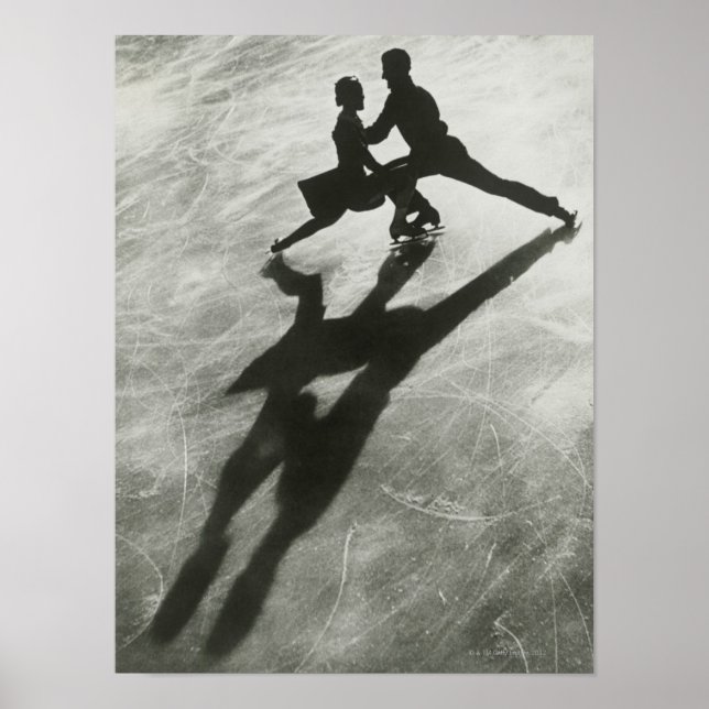 Poster Ice skating Couple (Devant)