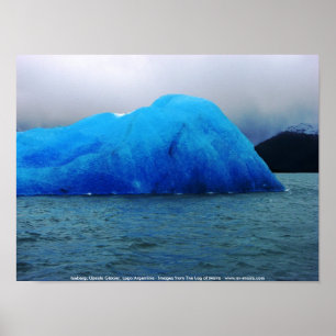 Poster Iceberg, glacier d'Upsala, Lago Argentine