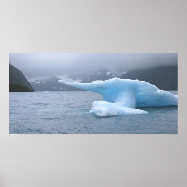 Poster Iceberg, Whittier, AK (Devant)